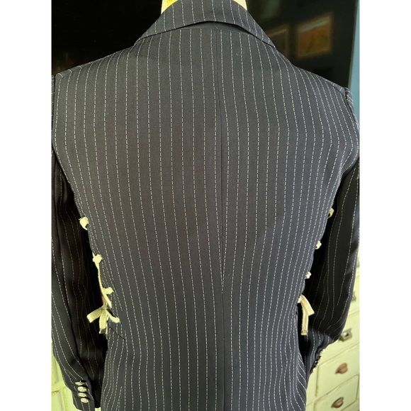 Veronica Beard Taylor Lace-Up Blazer 0 - Picture 7 of 15